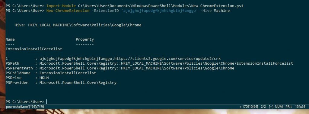 Instalar extensión de Chrome con Powershell – Notas Informáticas